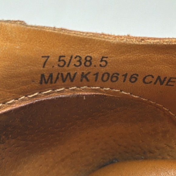 Kork-Ease Brown Leather Slip On Loafers Size 7.5 MCL6181D - Picture 7 of 7